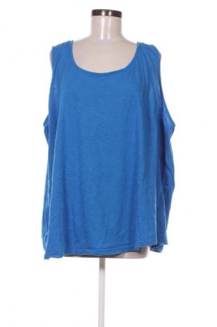 Γυναικείο αμάνικο μπλουζάκι Bpc Bonprix Collection, Μέγεθος XXL, Χρώμα Μπλέ, Τιμή 9,00 €