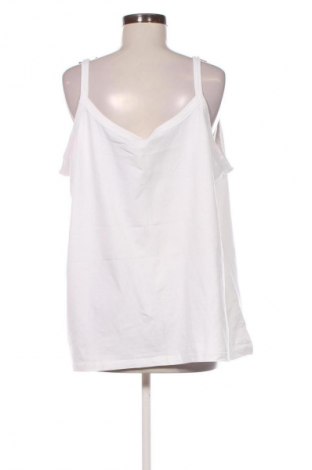 Γυναικείο αμάνικο μπλουζάκι Bpc Bonprix Collection, Μέγεθος 4XL, Χρώμα Λευκό, Τιμή 9,00 €