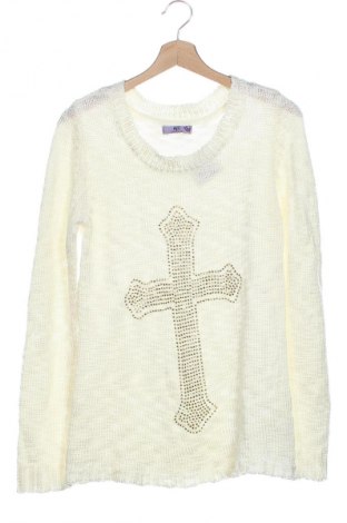Damski sweter Ajc, Rozmiar XXS, Kolor ecru, Cena 47,99 zł