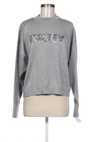 Γυναικείο πουλόβερ DKNY, Μέγεθος L, Χρώμα Γκρί, Τιμή 115,75 €
