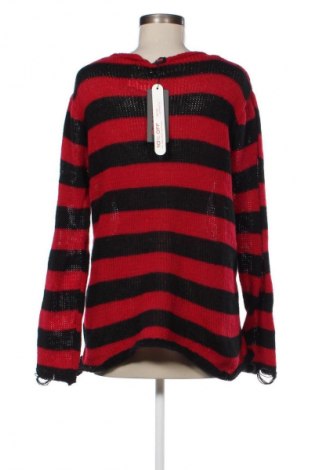 Damski sweter Romwe, Rozmiar M, Kolor Kolorowy, Cena 76,99 zł