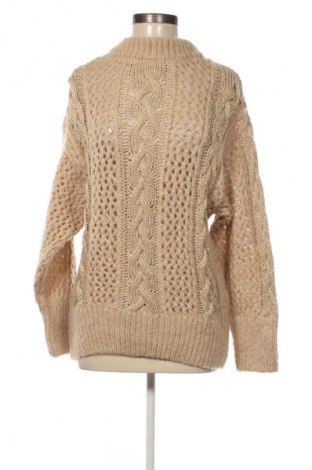 Damski sweter Zara, Rozmiar S, Kolor Beżowy, Cena 88,99 zł