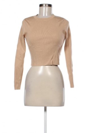 Damski sweter Zara, Rozmiar L, Kolor Beżowy, Cena 64,27 zł