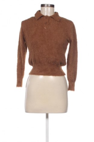 Damski sweter Zara Knitwear, Rozmiar S, Kolor Brązowy, Cena 168,16 zł