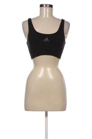 Damen Sporttop Adidas, Größe S, Farbe Schwarz, Preis 30,99 €