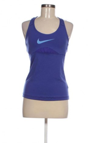 Damen Sporttop Nike, Größe M, Farbe Blau, Preis 11,98 €