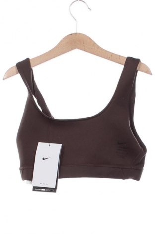 Дамски спортен топ Nike, Размер XS, Цвят Кафяв, Цена 70,99 лв.