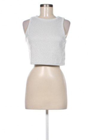 Damski top H&M, Rozmiar L, Kolor Srebrzysty, Cena 95,99 zł