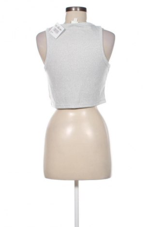 Damski top H&M, Rozmiar L, Kolor Srebrzysty, Cena 95,99 zł