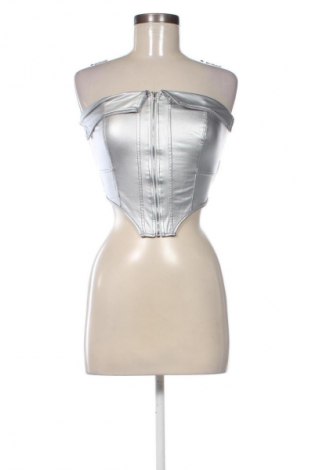 Damski top SHEIN, Rozmiar S, Kolor Srebrzysty, Cena 55,99 zł