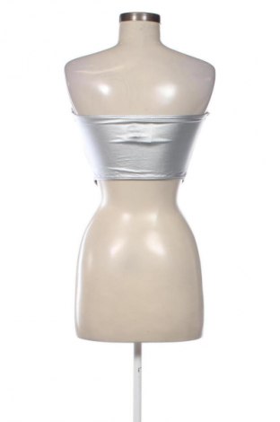 Damski top SHEIN, Rozmiar S, Kolor Srebrzysty, Cena 55,99 zł