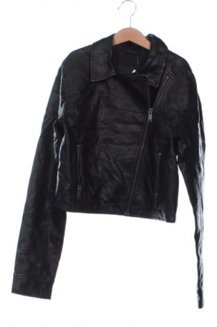 Damen Lederjacke Hollister, Größe XS, Farbe Schwarz, Preis 36,99 €