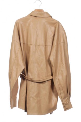 Damen Lederjacke Mango, Größe XS, Farbe Braun, Preis 21,00 €