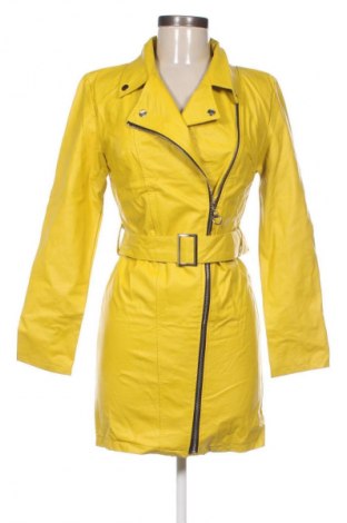Damen Lederjacke NEW COLLECTION, Größe L, Farbe Gelb, Preis 72,00 €
