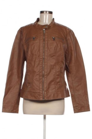Damen Lederjacke ONLY, Größe XL, Farbe Braun, Preis 58,99 €