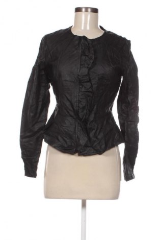 Damen Lederjacke Piazza Italia, Größe M, Farbe Schwarz, Preis 40,99 €
