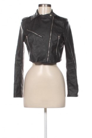 Damen Lederjacke SHEIN, Größe S, Farbe Schwarz, Preis 40,99 €