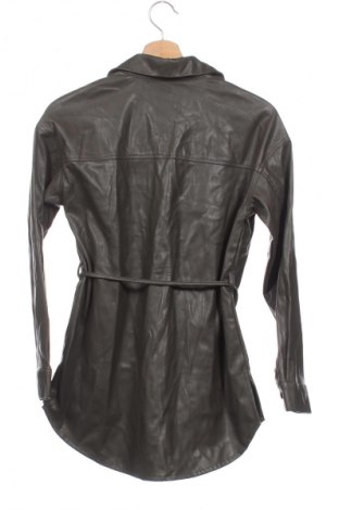 Damen Lederjacke Sinsay, Größe XS, Farbe Grün, Preis 47,62 €