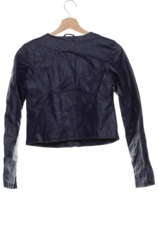 Geacă de piele pentru femei Unbranded, Mărime XXS, Culoare Albastru, Preț 189,99 Lei