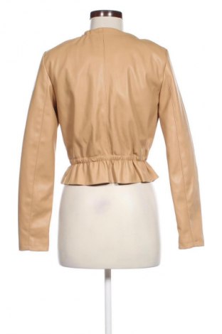 Дамско кожено яке Vero Moda, Размер M, Цвят Бежов, Цена 41,00 лв.