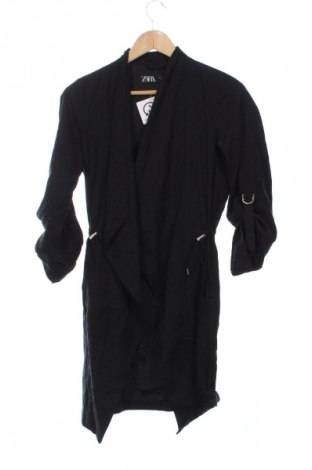 Damenmantel Zara, Größe XS, Farbe Schwarz, Preis 15,99 €
