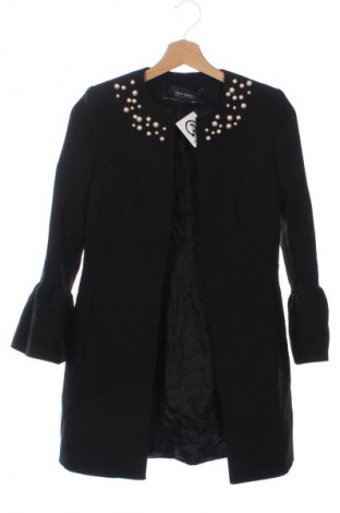 Damenmantel Zara, Größe XS, Farbe Schwarz, Preis 28,07 €