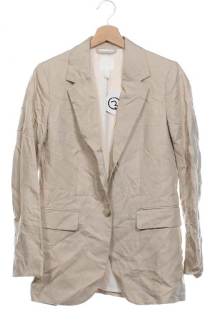 Sacou de femei H&M, Mărime XS, Culoare Bej, Preț 156,99 Lei