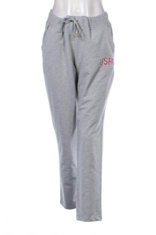 Damskie spodnie sportowe U.S. Polo Assn., Rozmiar L, Kolor Szary, Cena 53,99 zł