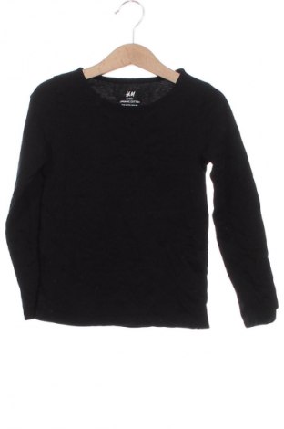 Παιδική μπλούζα H&M, Μέγεθος 4-5y/ 110-116 εκ., Χρώμα Μαύρο, Τιμή 7,99 €