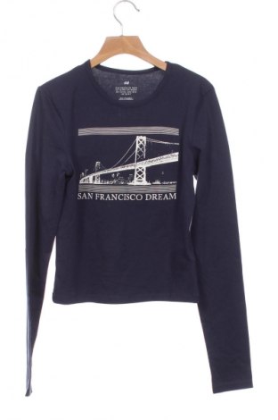 Kinder Shirt H&M, Größe 12-13y/ 158-164 cm, Farbe Blau, Preis € 6,02