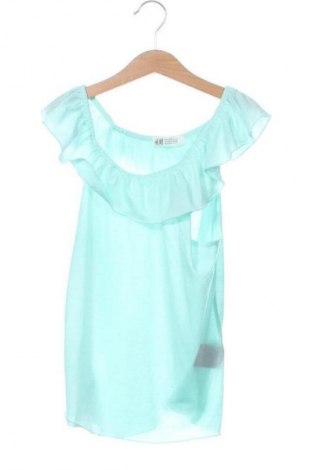 Dětská halenka  H&M, Velikost 6-7y/ 122-128 cm, Barva Modrá, Cena  170,00 Kč