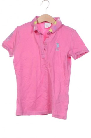 Gyerek blúz U.S. Polo Assn., Méret 4-5y / 110-116 cm, Szín Rózsaszín, Ár 5 469 Ft