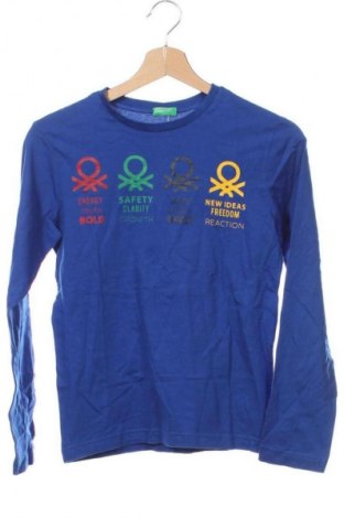 Gyerek blúz United Colors Of Benetton, Méret 10-11y / 146-152 cm, Szín Kék, Ár 6 269 Ft