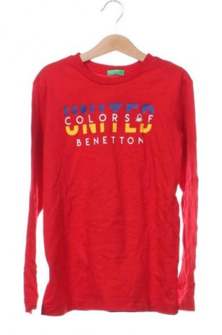 Gyerek blúz United Colors Of Benetton, Méret 8-9y / 134-140 cm, Szín Piros, Ár 6 269 Ft