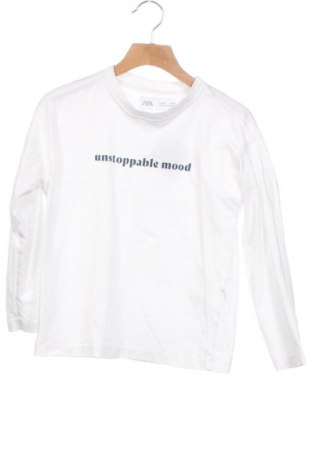 Kinder Shirt Zara, Größe 5-6y/ 116-122 cm, Farbe Weiß, Preis € 7,22
