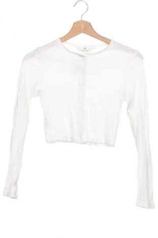 Dziecięcy kardigan H&M, Rozmiar 10-11y/ 146-152 cm, Kolor Biały, Cena 55,99 zł