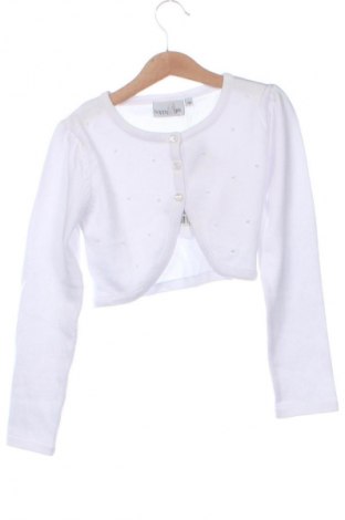 Pulover cu nasturi pentru copii Happy Girls By Eisend, Mărime 7-8y/ 128-134 cm, Culoare Alb, Preț 82,99 Lei