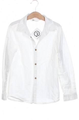 Kinderhemd H&M, Größe 7-8y/ 128-134 cm, Farbe Weiß, Preis € 7,99