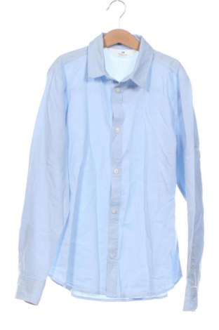 Kinderhemd H&M, Größe 10-11y/ 146-152 cm, Farbe Blau, Preis 10,63 €