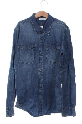 Kinderhemd Name It, Größe 12-13y/ 158-164 cm, Farbe Blau, Preis € 16,99