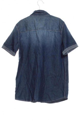 Kinderhemd Piazza Italia, Größe 11-12y/ 152-158 cm, Farbe Blau, Preis 7,99 €