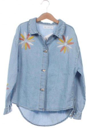Kinderhemd Zara, Größe 7-8y/ 128-134 cm, Farbe Blau, Preis € 7,28