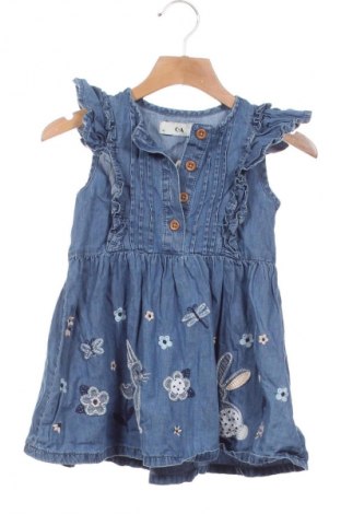 Dětské šaty  C&A, Velikost 18-24m/ 86-98 cm, Barva Modrá, Cena  219,00 Kč