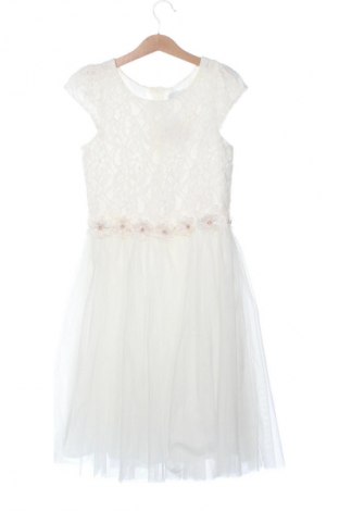 Kinderkleid Coolclub, Größe 9-10y/ 140-146 cm, Farbe Weiß, Preis € 12,33