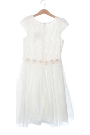Kinderkleid Coolclub, Größe 9-10y/ 140-146 cm, Farbe Weiß, Preis € 12,33