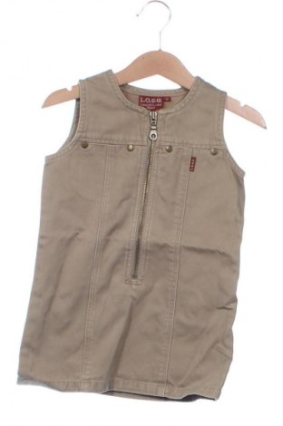 Kinderkleid H&M L.O.G.G., Größe 12-18m/ 80-86 cm, Farbe Beige, Preis 12,28 €