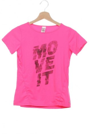 Dziecięcy T-shirt Decathlon, Rozmiar 11-12y/ 152-158 cm, Kolor Różowy, Cena 62,99 zł