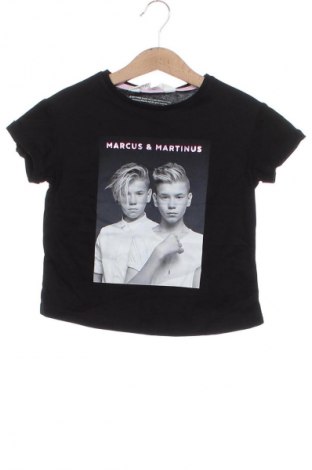 Детска тениска H&M, Размер 2-3y/ 98-104 см, Цвят Черен, Цена 10,99 лв.