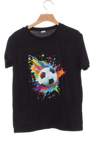 Dziecięcy T-shirt SHEIN, Rozmiar 9-10y/ 140-146 cm, Kolor Czarny, Cena 27,59 zł