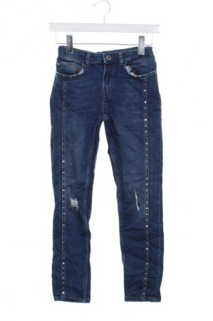 Dětské džíny  Zara, Velikost 10-11y/ 146-152 cm, Barva Modrá, Cena  289,00 Kč